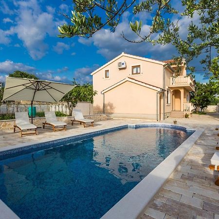Villa Tina With Swimming Pool, Tennis Court, Games Room, Sauna, Gym, Bbq Policnik Exterior foto